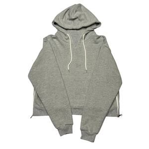 John Elliott Villain Side Zip Hoodie Men's 1/Small Boxy Streetwear Minimalist